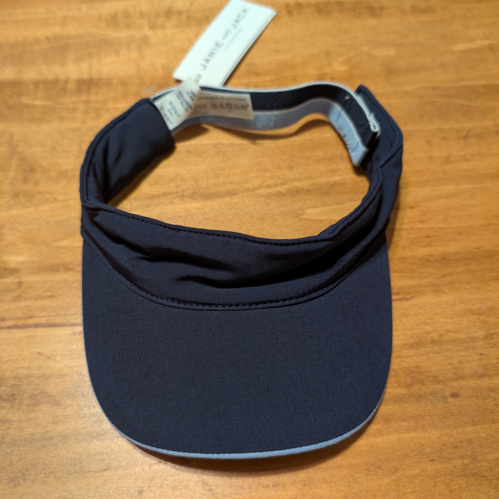 Janie and Jack Navy and Light Blue Kids Visor 12-24 Months